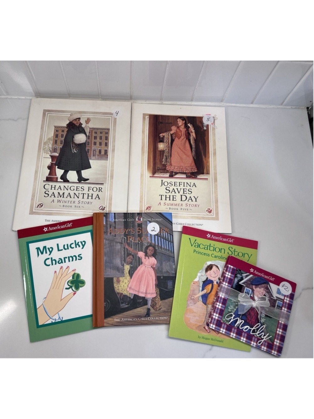 American Girl Book Lot: Samantha, Josefina, Addy, And Molly